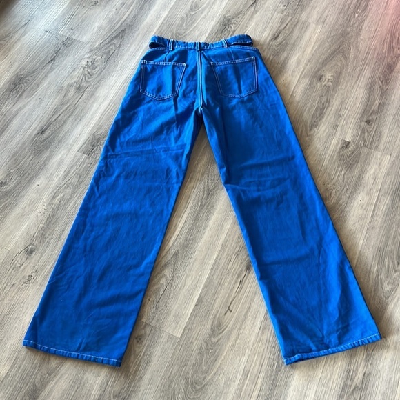 Zara The Mel Pants bright blue size 10 - Picture 5 of 9